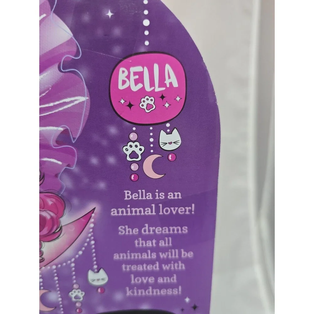 Moose Toys Dream Seekers Bella 14” Fairy Doll Pink Hair Wings New in Box